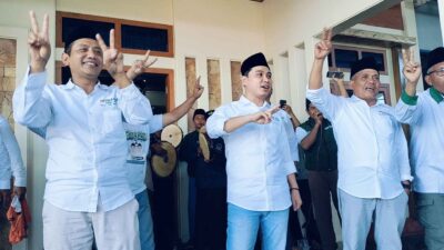 Pasangan Mubarok Kampanye Perdana di Jatirejo, Gus Barra Tegaskan Komitmen Pembangunan Mojokerto