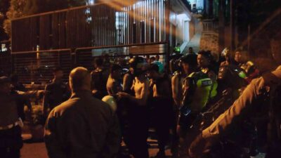Petugas Gabungan Polres Mojokerto Amankan Ratusan Anggota Komunitas “Golongan Pemukul”