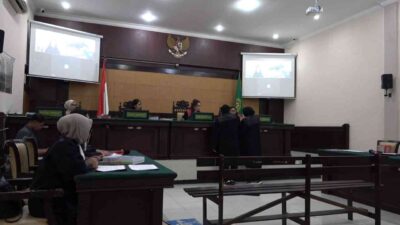 Kasus Polwan Bakar Suami di Mojokerto Jalani sidang Perdana Secara Daring