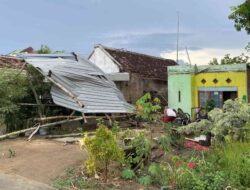Angin Kencang Disertai Hujan Rusak 8 Rumah Warga di Desa Banjarsari, Mojokerto