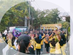 DPD Golkar Kota Mojokerto Gelar Senam Massal Peringati HUT ke-60