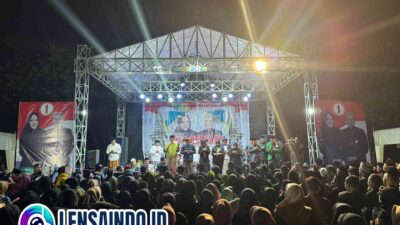 Sholawat dan Doa Kiai Majapahit Iringi Perjuangan Ikfina-Gus Dulloh di Pilbup Mojokerto 2024