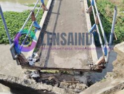DPUPR Kabupaten Mojokerto Akan Tangani Jembatan Penghubung Dusun yang Putus Akibat Banjir