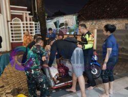 Polres Mojokerto Kota Bersama Tiga Pilar Evakuasi Warga Korban Banjir