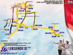 Satlantas Polres Mojokerto Rekayasa Lalu Lintas untuk Kelancaran Gerak Jalan Mojokerto-Surabaya 2024