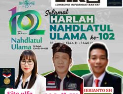 LSM Lira DPD Mojokerto Ucapkan Selamat Harlah ke-102 Nahdlatul Ulama