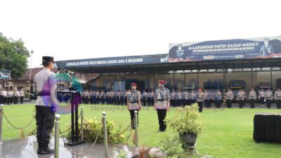 Kapolres Mojokerto Kota Pimpin Sertijab Kasat Reskrim, Apresiasi Pejabat Lama dan Sambut Pejabat Baru