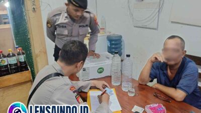 Penjual Miras Ilegal Prajurit Kulon Diamankan Polres Mojokerto Kota