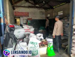 Polsek Pacet Pantau Ketersediaan Pupuk untuk Dukung Ketahanan Pangan Nasional