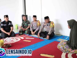 Polres Mojokerto Kota Beri Bantuan untuk Keluarga Korban Miras Oplosan