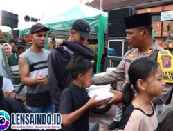Berkah Ramadhan,Sobat Lantas dan Satlantas Mojokerto Kota Berbagi 500 Takjil Gratis