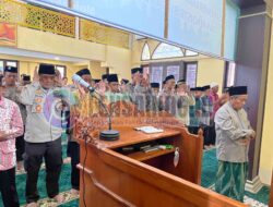 Polres Mojokerto Gelar Sholat Gaib untuk Tiga Anggota Polri yang Gugur di Way Kanan Lampung