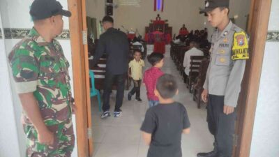 Polres Mojokerto Kota Kerahkan 176 Personel Amankan Ibadah Paskah di Gereja – Gereja