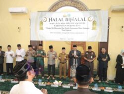 Masjid Polres Mojokerto Jadi Saksi Kehangatan Halal Bihalal Ulama dan Umaro Mojokerto Raya