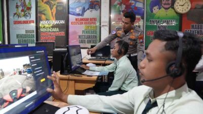Satlantas Polres Mojokerto Berikan Edukasi tata tertib berlalulintas Santri Pondok Pesantren Nurul Islam
