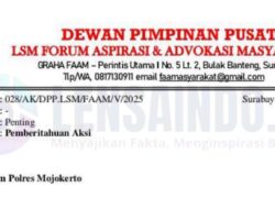 Batal Gelar Aksi, LSM FAAM Pilih Duduk Bersama Kapolres Mojokerto