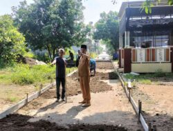 Pemerintah Desa Temon Bangun Jalan Lingkungan di Dusun Batokpalung
