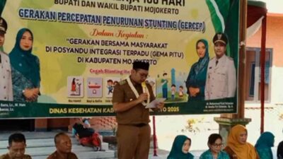 Dinas Kesehatan Mojokerto Perkuat Pencegahan Stunting Lewat GEMA PITU di Desa Seduri