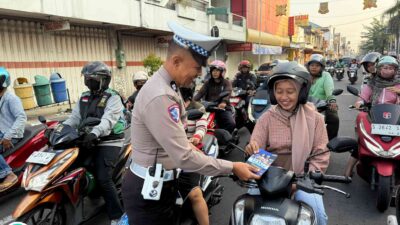 Sosialisasi Plus Penindakan, Ini Strategi Satlantas Polres Mojokerto Kota Tekan Laka Lantas