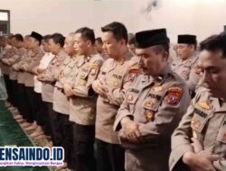 Suasana Haru, Polres Mojokerto Kota Laksanakan Salat Ghaib untuk Almarhum Affan Kurniawan