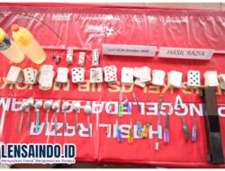 Lapas Mojokerto Gerebek Kamar Napi, Temukan Sajam Rakitan dan Fermentasi Nanas