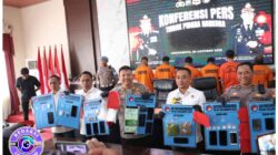 Satresnarkoba Polres Mojokerto Kota Gulung 31 Pengedar, Gagalkan Peredaran 1,045 Kg Sabu dan Ribuan Pil Koplo
