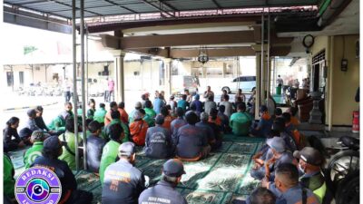 Polres Mojokerto Kota Perkuat Sinergi dengan Ojol, Jukir, dan Tukang Becak