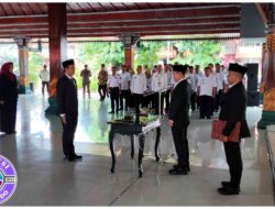 Bupati Mojokerto Lantik Tiga Pejabat Tinggi Pratama, Tegaskan Birokrasi Bersih Tanpa Jual Beli Jabatan