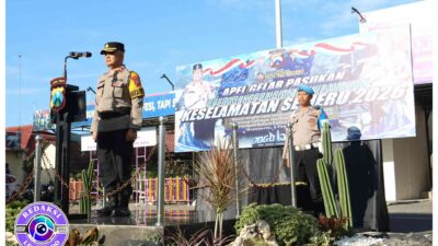 Polres Mojokerto Kota Gelar Apel Operasi Keselamatan Semeru 2026
