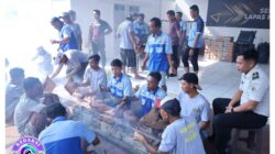 Lapas Mojokerto Dipenuhi Asap Sate, Ribuan Tusuk Dibakar dalam Acara Sate Mandora