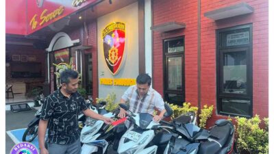 Komplotan Curanmor Lintas Kota Dibekuk di Ponorogo, 5 Motor Curian Dijual Lewat COD