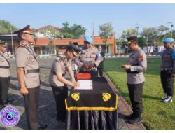Mutasi Besar di Polres Mojokerto, Ini Daftar Pejabat Baru yang Resmi Dilantik