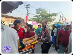 Nahas! Pengendara Sepeda Ontel Tewas Ditabrak Pelajar yang Hendak Berangkat Sekolah Dimojokerto