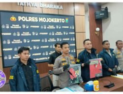 Unit Jatanras Satreskrim Polres Mojokerto Tangkap Terduga Pelaku Pengeroyok di Gondang hingga ke  Pulau Bali