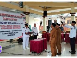 Dua Perangkat Baru Resmi Dilantik, Kades Cepokolimo Harap Pelayanan Makin Maksimal