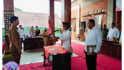 Kades Kemiri Lantik Qorik Setya Darma Jadi Kadus Nono, Ini Harapannya