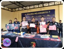Polres Mojokerto Ungkap 11 Kasus Kriminal dalam Lima Hari, Kunci T hingga Motor Jadi Barang Bukti